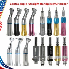 Dental slow low speed straight handpiece/contra angle/air motor 2/4h fit NSK AZ