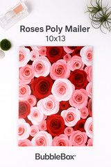 Designer Roses Poly Mailers 10×13 Self-Seal Shipping Bags Waterproof Envelopes