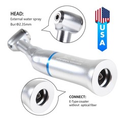 10 Yabangbang Dental Slow Low Speed Contra Angle Handpiece Push Button Etype NSK