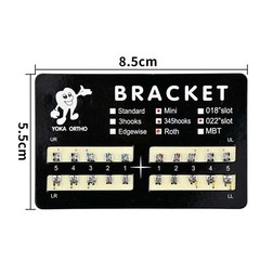1pack Dental Orthodontic Brackets Braces Metal Monoblock （20Pcs/pack）