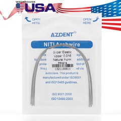AZDENT Dental Orthodontic Super Elastic Round Niti Arch Wire Nature Form Wires
