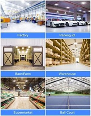 KUKUPPO 200W UFO LED High Bay Light 0-10V Dimmable Factory Warehouse Shop Light