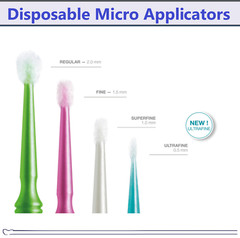 400 Microbrush Micro Brush Applicator Tips Regular, Fine, Super Fine Dental USA