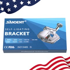 20Pcs/Pack Dental Orthodontic Self Ligating Braces Bracket Metal Brackets