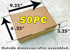 50 Pieces 9″ x 6″ x 3″ Corrugated Mailer Shipping Boxes – * LOCAL PICK UP ONLY *