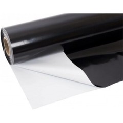 FPS – Dura Smooth – 20mil – Heavy Duty Black/White Polyethylene Plastic Sheeting