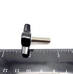 1/4-20 x 3/4″ Clamping Thumb Screw Bolts Black Butterfly Tee Wing Knob 4 Pack