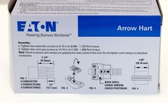 Eaton AHCL1630C Industrial Locking L16-30R 30A 480V Ultra Grip 3-Pole 4-Wire