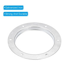Patikil 6 Duct Connector Flange 2 Pack Metal Straight Pipe Exhaust Flange Duct