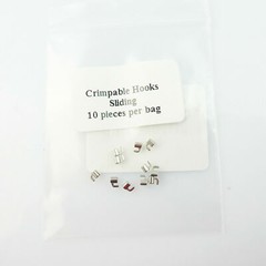 Dental Orthodontic Crimpable Hook Curve/Cross/Sliding/Double Tube/Stop Type 10PC