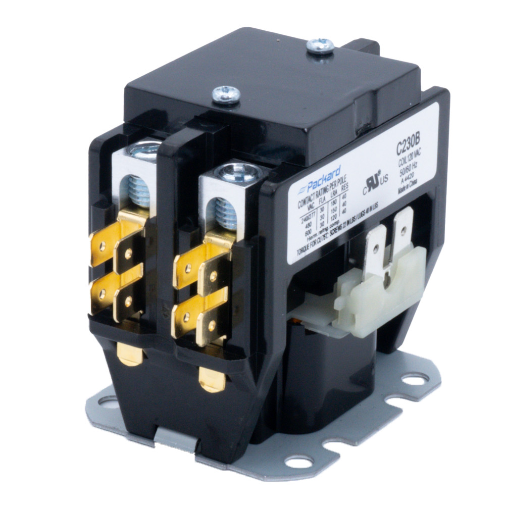 Packard C230B 2 Pole Contactor (120V, 30Amp)