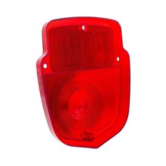 United Pacific F535601 Red Tail Light Lens with Ford Script for 1953-56 Ford …