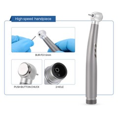 Dental E-generator (LED) High Low Speed Handpiece 2 Hole /4Hole Air Turbine kit