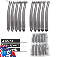 10 PCS Dental PANA MAX Style High Speed Handpiece Push Button 4 Hole Midwest