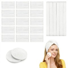 KarsJeGu 120 PCS Compressed Facial Sponges, 1 Count (Pack of 120), White