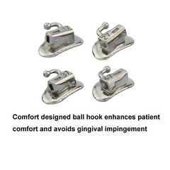 Tubos de Dental ortodoncia Orthodontic Buccal Tubes 1st 2nd Molar MBT Roth 022