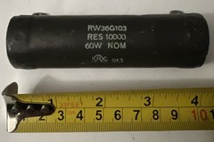 IRC 10,000 Ohm (10K) 60 Watt ceramic power resistor 10,000 Ohm RW36G103