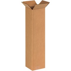 Shipping Boxes Tall 6″L x 6″W x 24″H 25-Pack – Corrugated Cardboard Box for M…