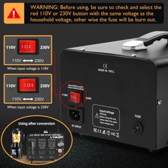 5000W Voltage Transformer Converter Step Up & Down 110V to 220V & 220V to 110V