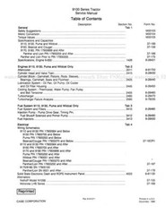 CASE IH 1000 9110 9130 9150 9170 9180 9190 Tractor Service Manual Priority Mail