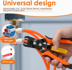 Air Line Removal Tool Pliers, Push to Connect Fittings Disconnect Tool for Air H