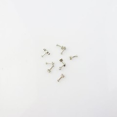 10Pcs Dental Ortho Crimpable Hooks Sliding/Cross/MINI/Sliding/Split Stops/Double
