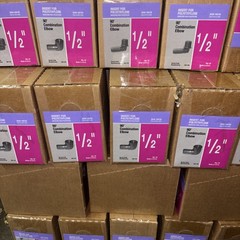 Poly Inserts | 90 Degree Combination Elbow | 1/2” | Qty. 25 | One Box