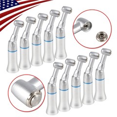 10 Yabangbang Dental Slow Low Speed Contra Angle Handpiece Push Button Etype NSK