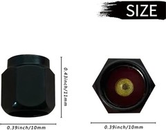 Paw Tire Valve Stem Caps Cover, 4 Pcs Metal Black Air Valve Color: Cat/Dog Paw