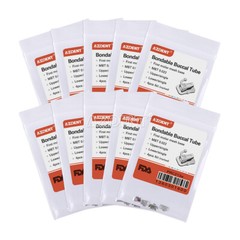 10X AZDENT Tubos bucales ortodoncia dental MBT/Roth 022 1st Molar Bondable USA