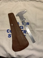 CSE Germany Vernier Caliper Precision Measuring Tool 0-6″ in leather sleeve