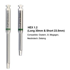 Implant Screwdriver Hex Driver Latch Dental Torque Wrench Prosthetic Kit Zimmer