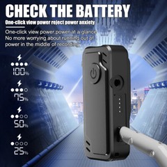 MP3 Digital Hidden Voice Recorder Spy Mini Clip-On Audio Activated Dictaphone US