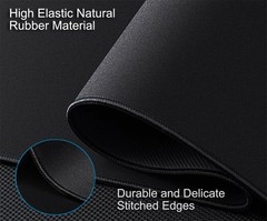 Large Gaming Mouse Pad, 31.5″ x15.7″ 31.5 inches x 15.7 inches, Black