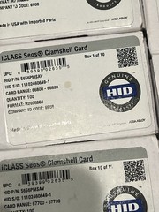 NEW HID 5656PMSAV iCLASS Seos CLAMSHELL SMART CARD 8K 26BIT 100 CARDS (4BLK58)