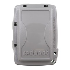RED DOT CKNMG-NG WHILE-IN-USE WEATHERPROOF RECEPTACLE COVER, 1-GANG, GRAY