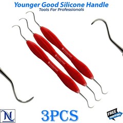 Dental Hygiene Scaler Younger-Good Curette Silicone Handle Instrument