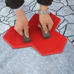 Concrete Texture Mat Mold for Easy Stone Effects on Patios and Walkways