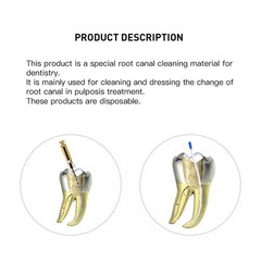 Dental Gutta Percha Points Endodontic .02.04.06 Taper for Root Canal 15-40/40-80