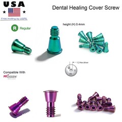 10Pcs Dental Healing abutment Gingiva formers fit Hiossen ET Mini/Regular Plat