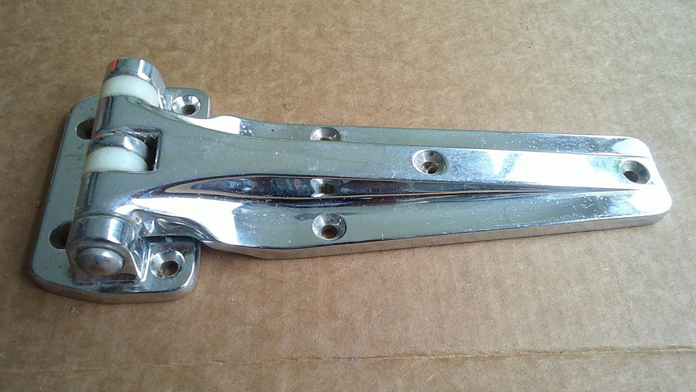Kason 1241 Heavy Duty Knuckle Chrome Hinge USED