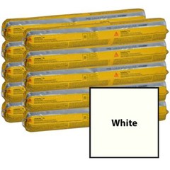 Sikaflex 1A, 20 oz. Sausage Packs, Half Case – 10 Tubes, White