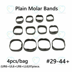 Dental 1st Molar Plain Bands Orthodontic Clean Without Accessories Tubes #29-44+