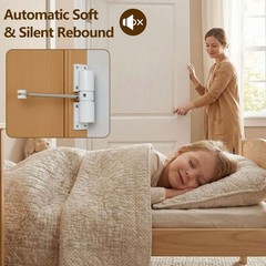 Stainless Steel Automatic Door Closer Safety Spring Door Closer Adjustable 30 kg