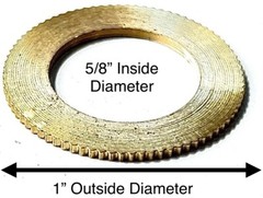 1″ To 5/8″ Arbor Reducer for use on miter circular saw