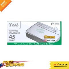 Everyday Mailing Security Envelopes – 4-1/8″ x 9-1/2″, 45 Count Value Pack