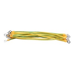 Ground Wire 10cm/20cm/30cm 20pcs BVR Solar PV Ground Wire Yellow-green