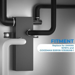 For GOODMAN B28208-11 AMANA 167874 Drain Trap Central Furnace Air Conditioner US