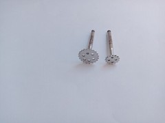 New 2pcs Set of Dental Implant Saw Disk Cutting tool 7mm 10mm 0.3mm disk Latch
