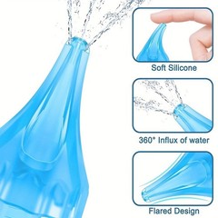 Ear Wax Removal Rinse Syringe Kit with Replacement Tip Nozzle, Ear Cleaner Tool